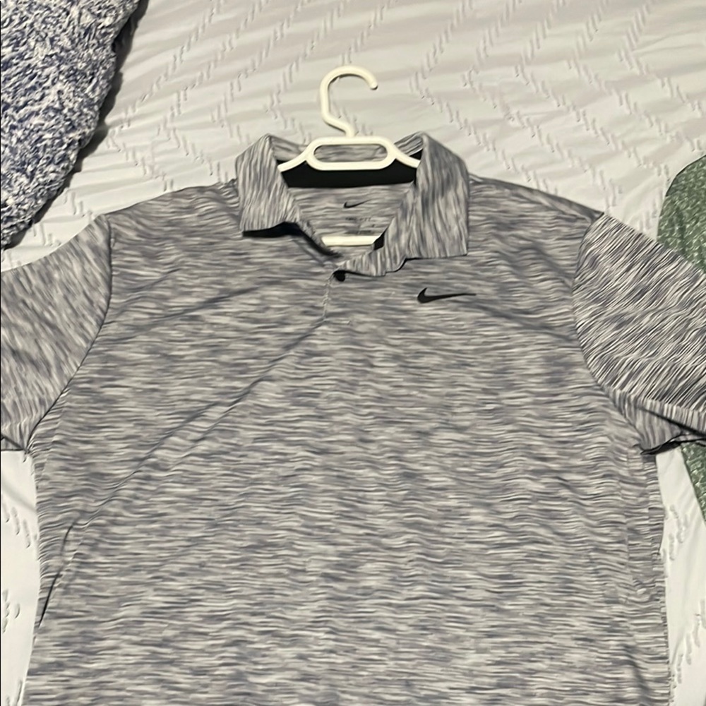 Nike Men's Gray Polo Shirt